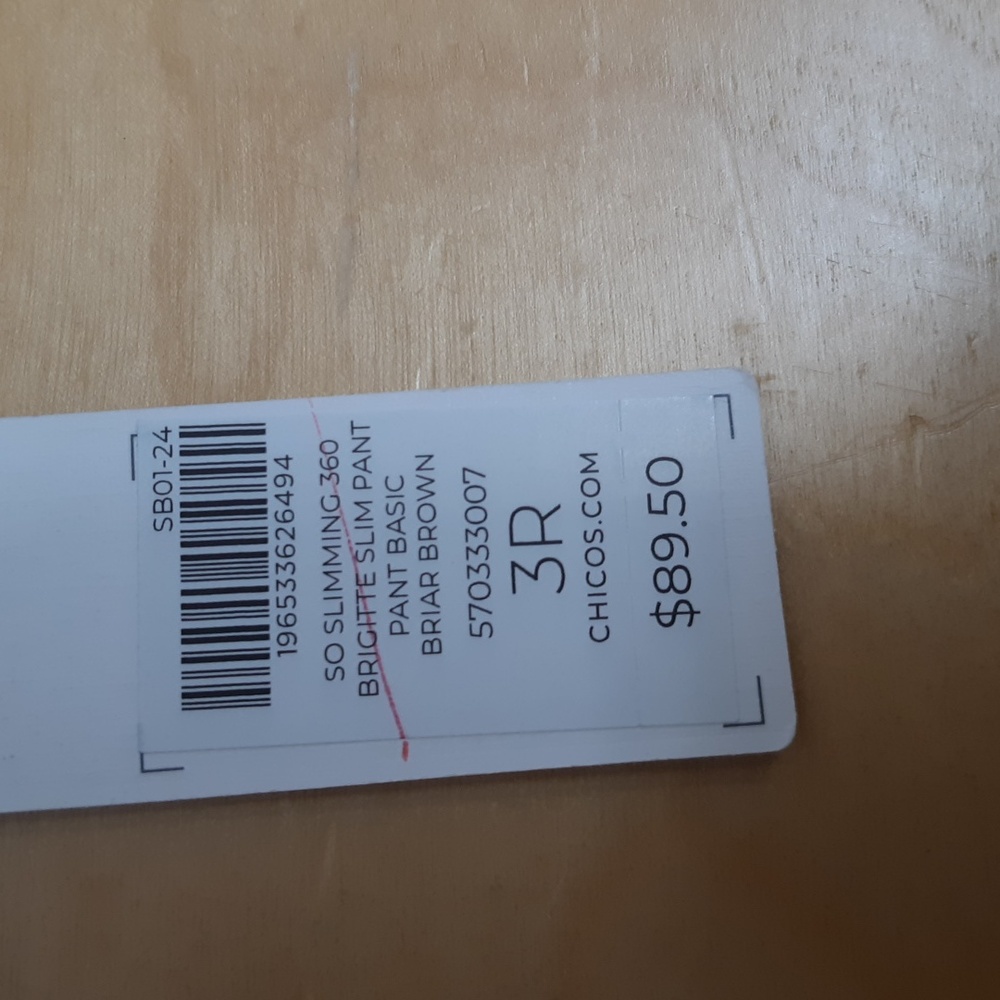 Chico's So Slimming Brigitte Slim Leg Pants - NWT - Picture 6 of 8